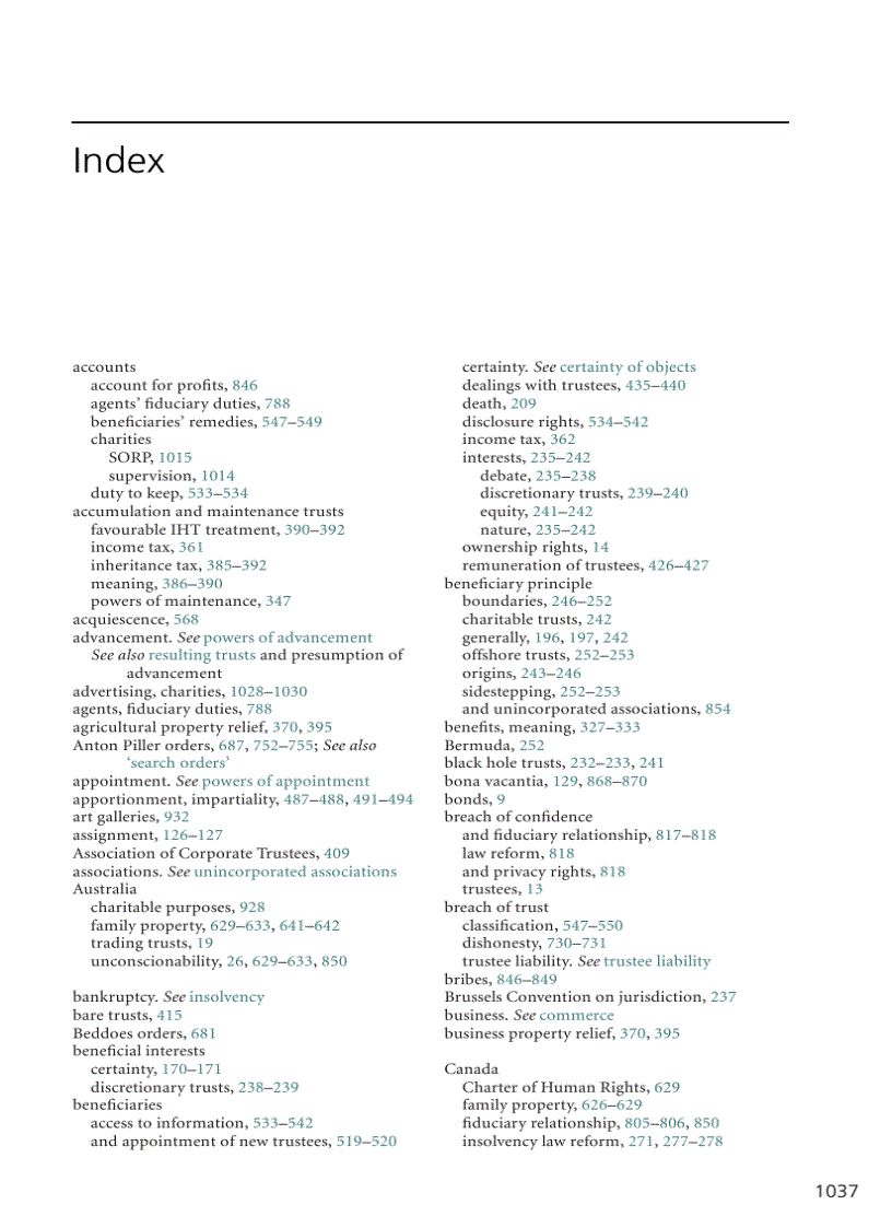 image for page Trusts Law Text and Materials 4th Edition