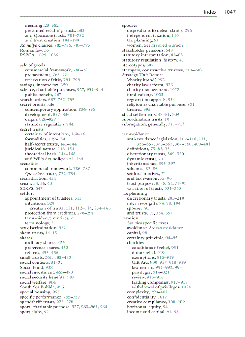 image for page Trusts Law Text and Materials 4th Edition