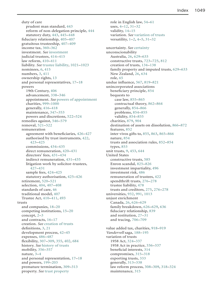image for page Trusts Law Text and Materials 4th Edition