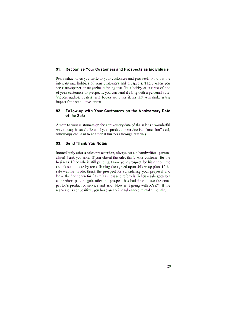 image for page 101 Ways to Succeed in Selling By Greg Gore