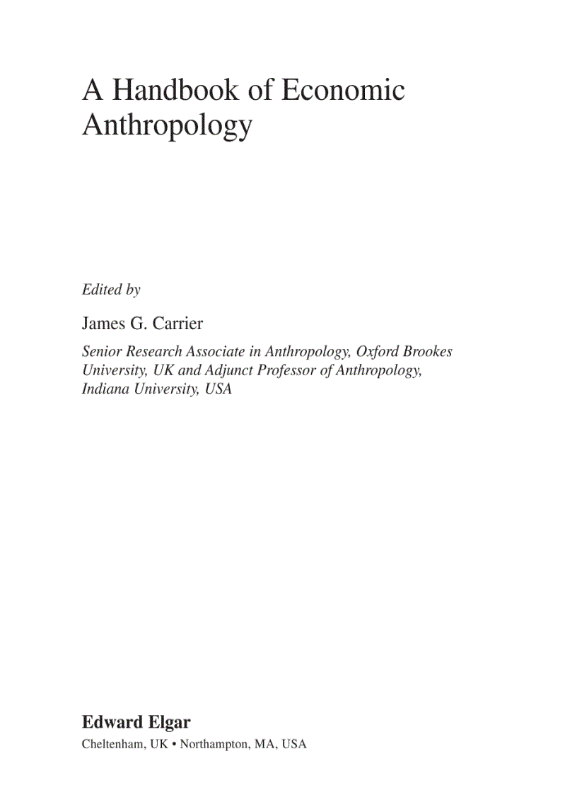 image for page A Handbook Of Economic Anthropology