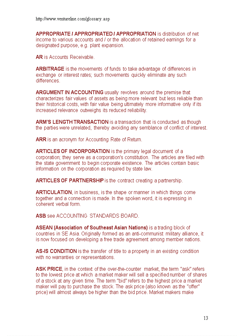 image for page Accounting Dictionary