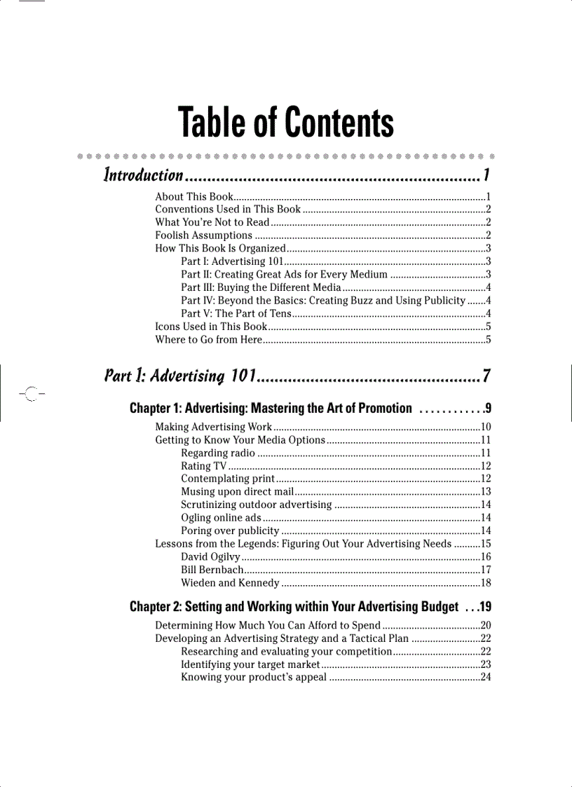 image for page Advertising For Dummies