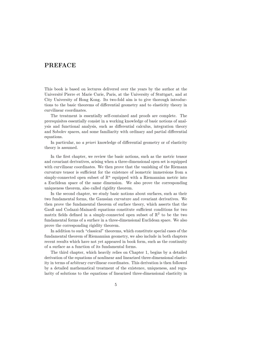 image for page An Introduction to Differential Geometry with Applications to Elasticity