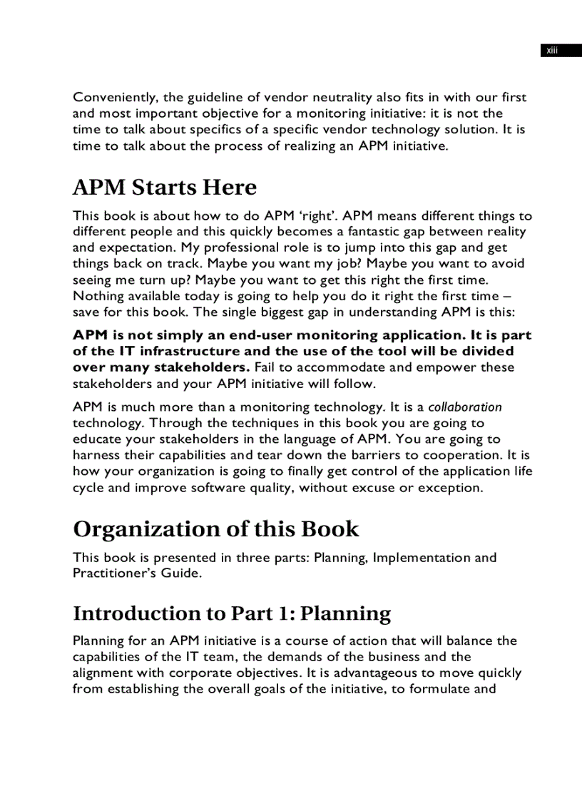 image for page APM Best Practices Realizing Application Performance Management