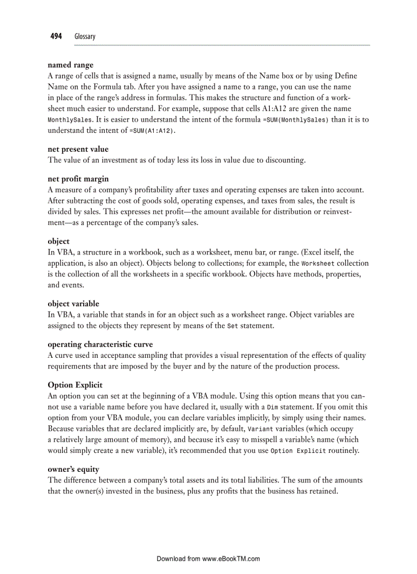 image for page Business Analysis Microsoft Excel 2010 4th Revised Edition