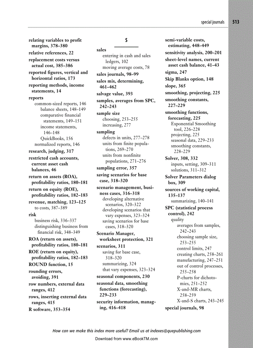 image for page Business Analysis Microsoft Excel 2010 4th Revised Edition