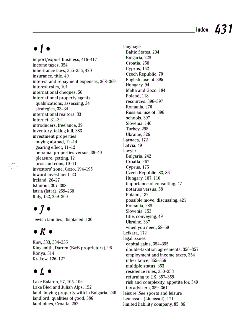 image for page Buying a Property in Eastern Europe For Dummies