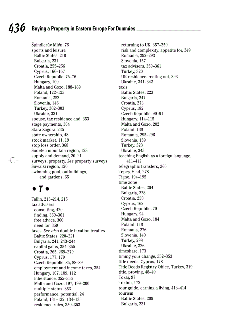 image for page Buying a Property in Eastern Europe For Dummies