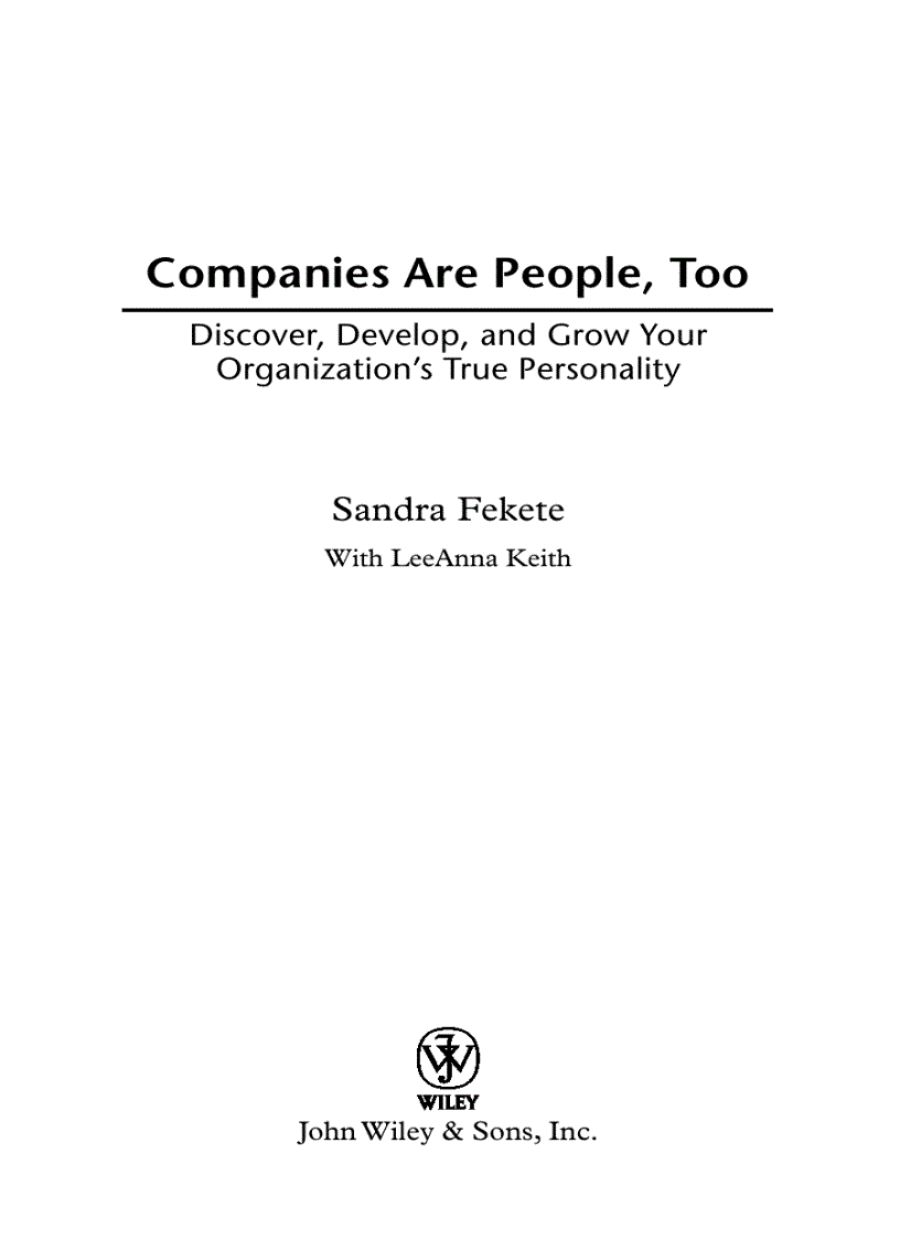 Companies Are People