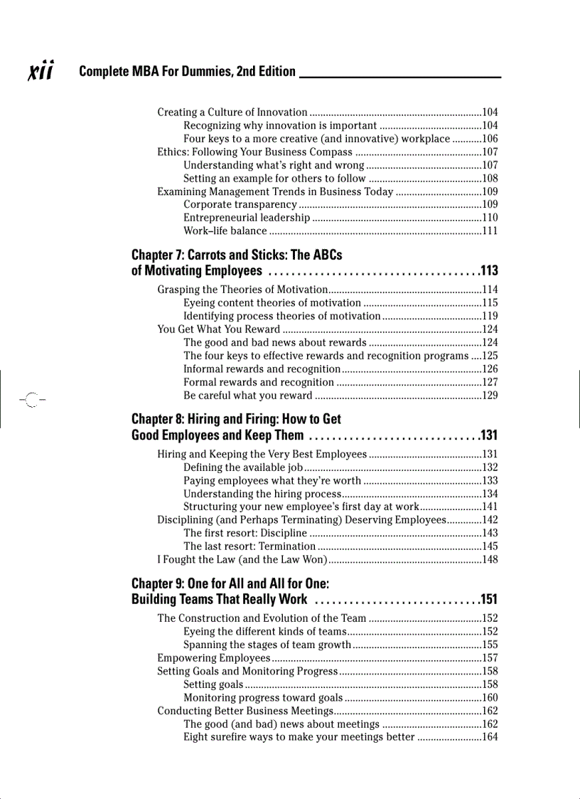 image for page Complete MBA For Dummies 2nd Edition