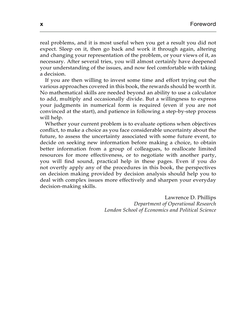 image for page Decision Analysis for Management Judgment 3rd Edition