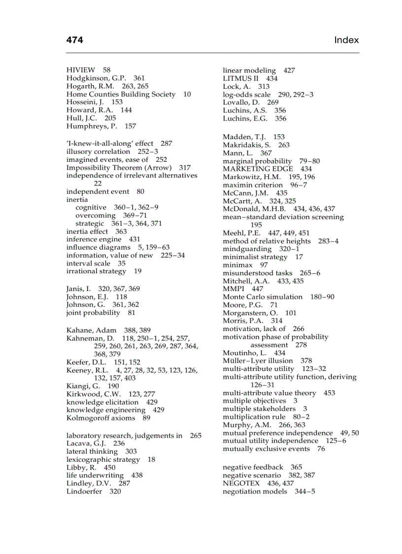 image for page Decision Analysis for Management Judgment 3rd Edition