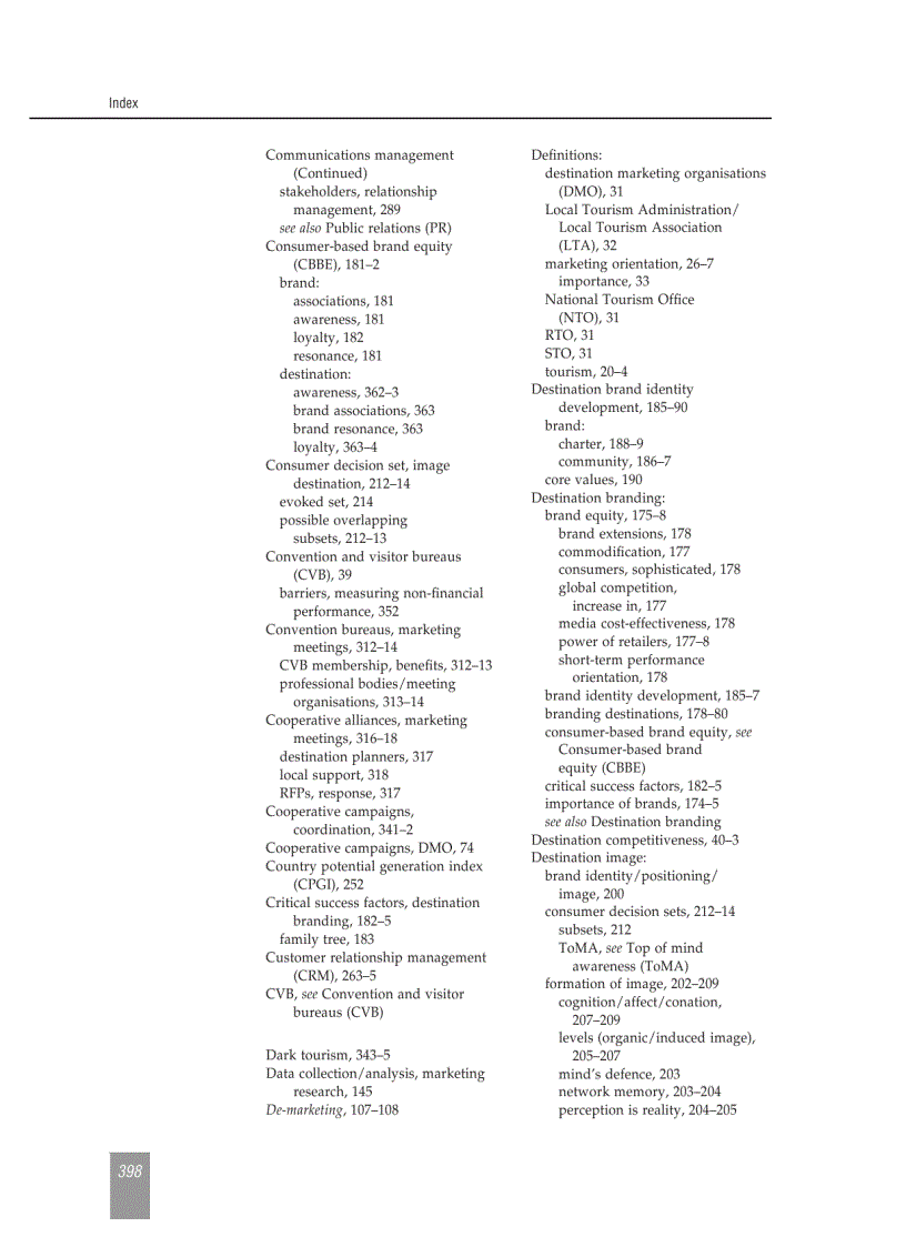 image for page Destination Marketing An Integrated Marketing Communication Approach