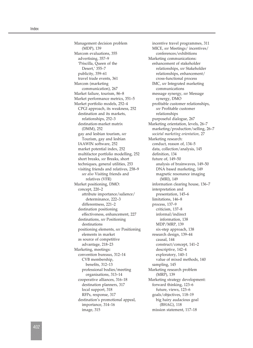 image for page Destination Marketing An Integrated Marketing Communication Approach