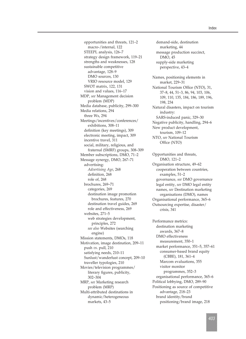 image for page Destination Marketing An Integrated Marketing Communication Approach