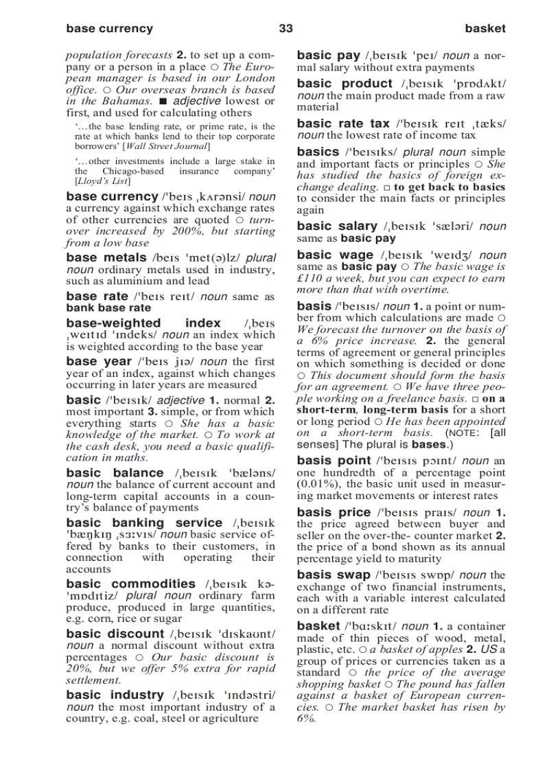 image for page Dictionary of Banking ang Finance 3rd Edition