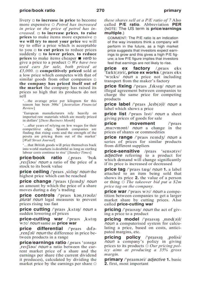 image for page Dictionary of Banking ang Finance 3rd Edition