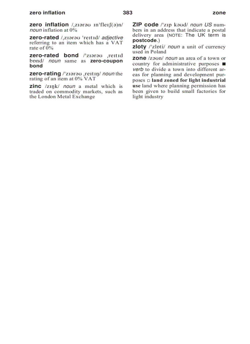 image for page Dictionary of Banking ang Finance 3rd Edition