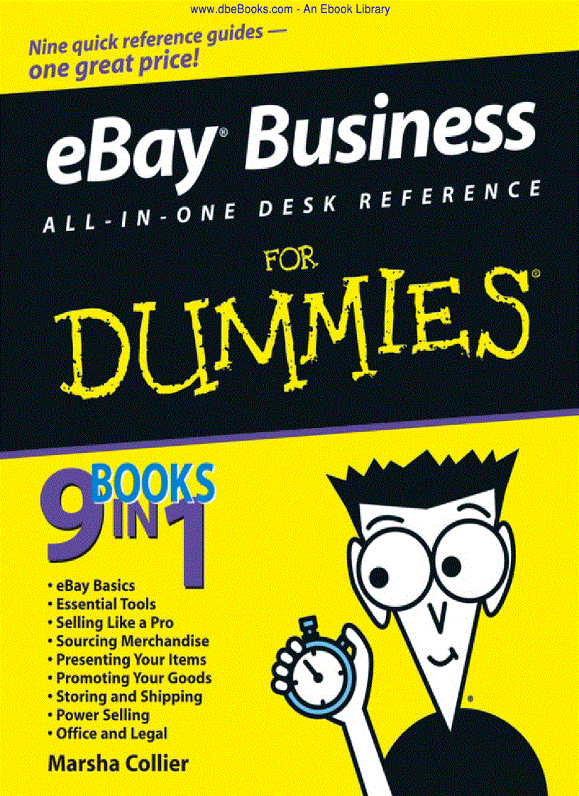image for page eBay Business All in One Desk Reference For Dummies