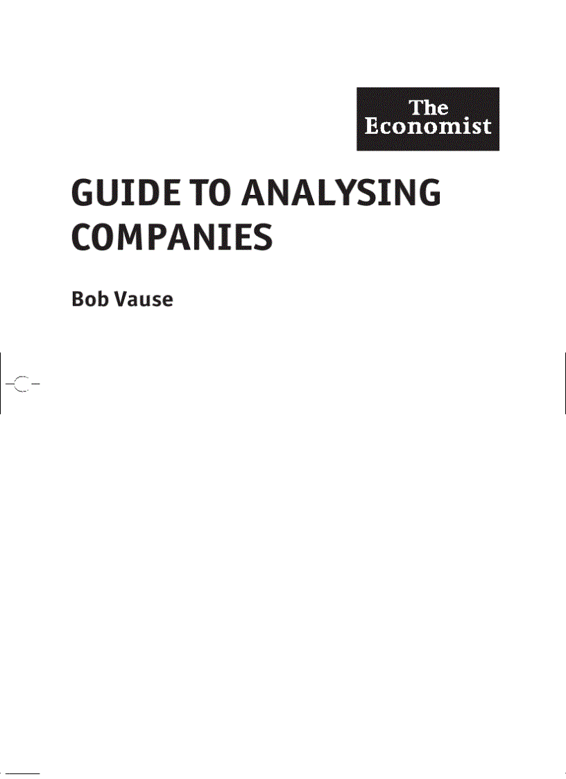 image for page Guide to Analysing Companies 4th Edition