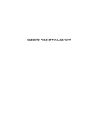 Guide to Project Management