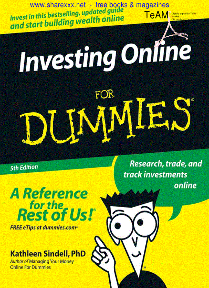 Investing Online for Dummies 5th Edition