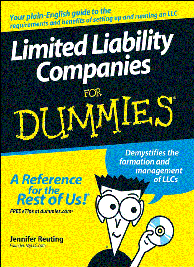 image for page Limited Liability Companies For Dummies