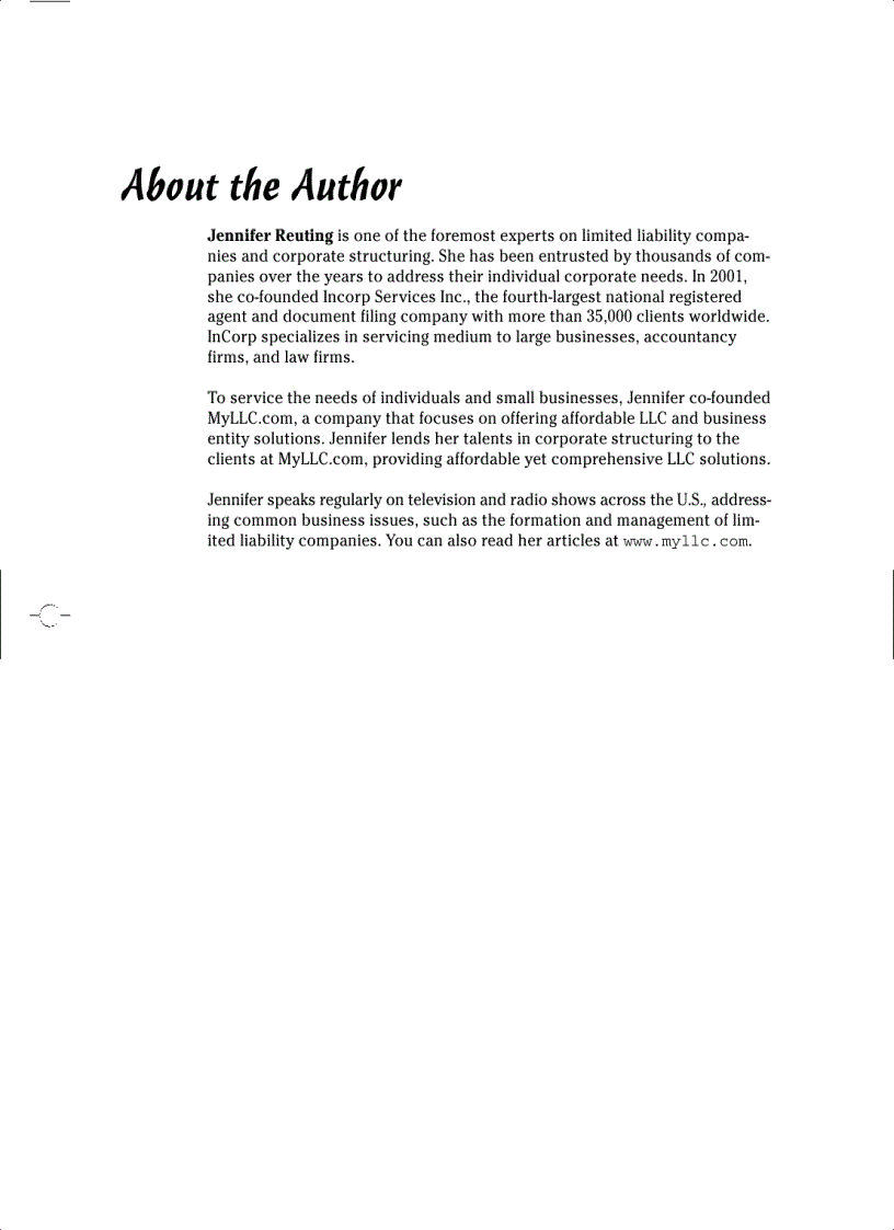 image for page Limited Liability Companies For Dummies