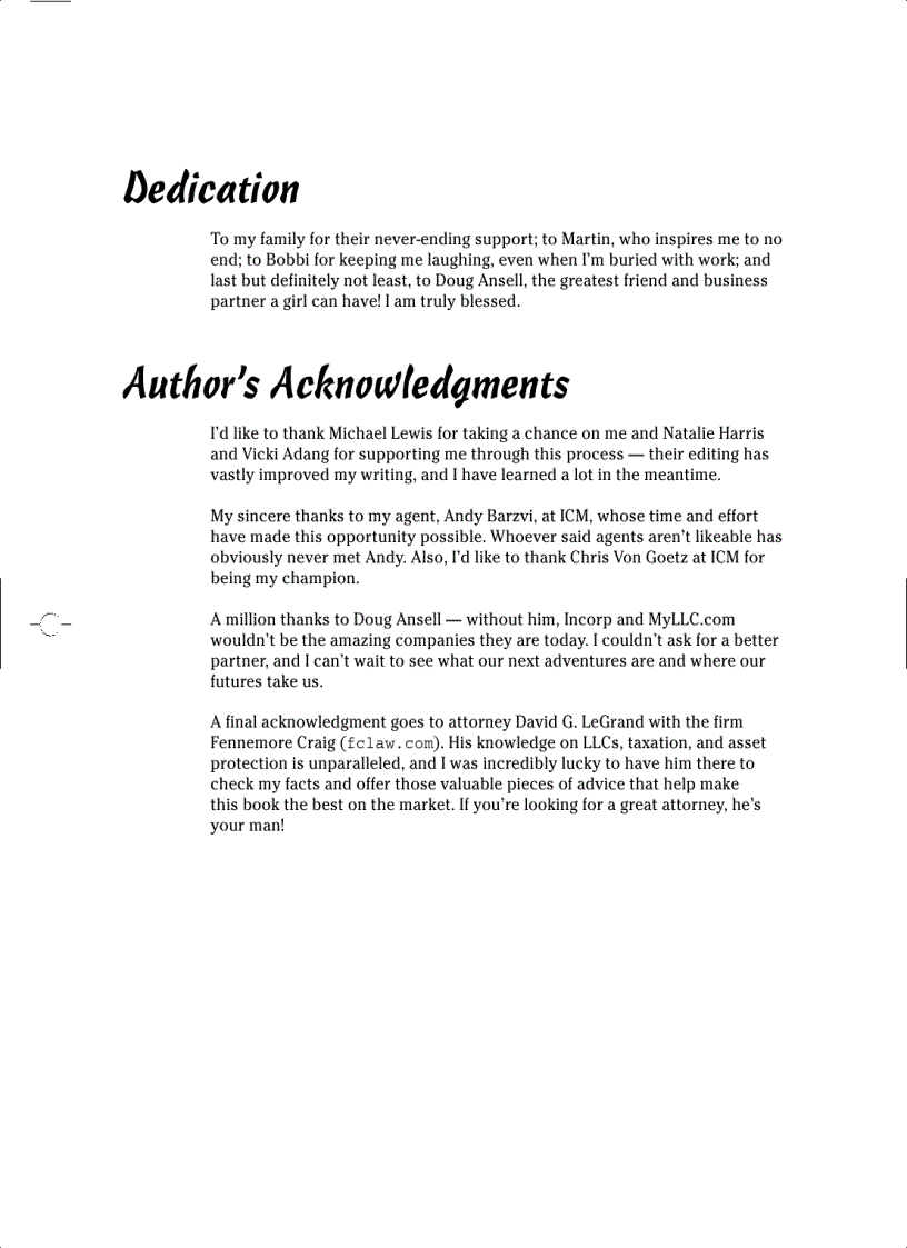 image for page Limited Liability Companies For Dummies