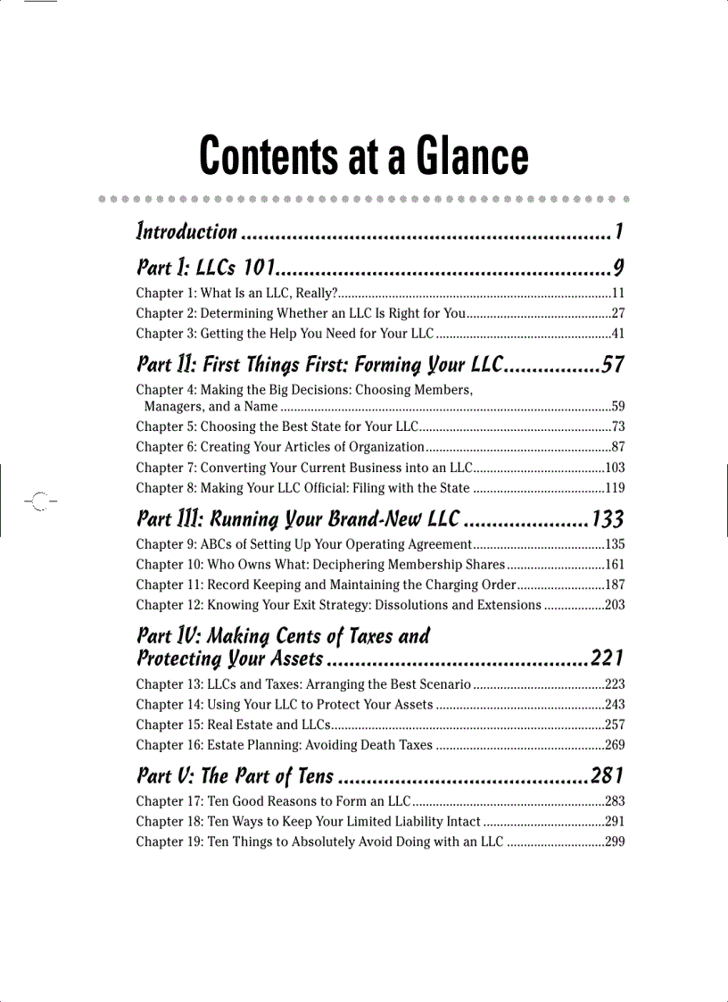 image for page Limited Liability Companies For Dummies