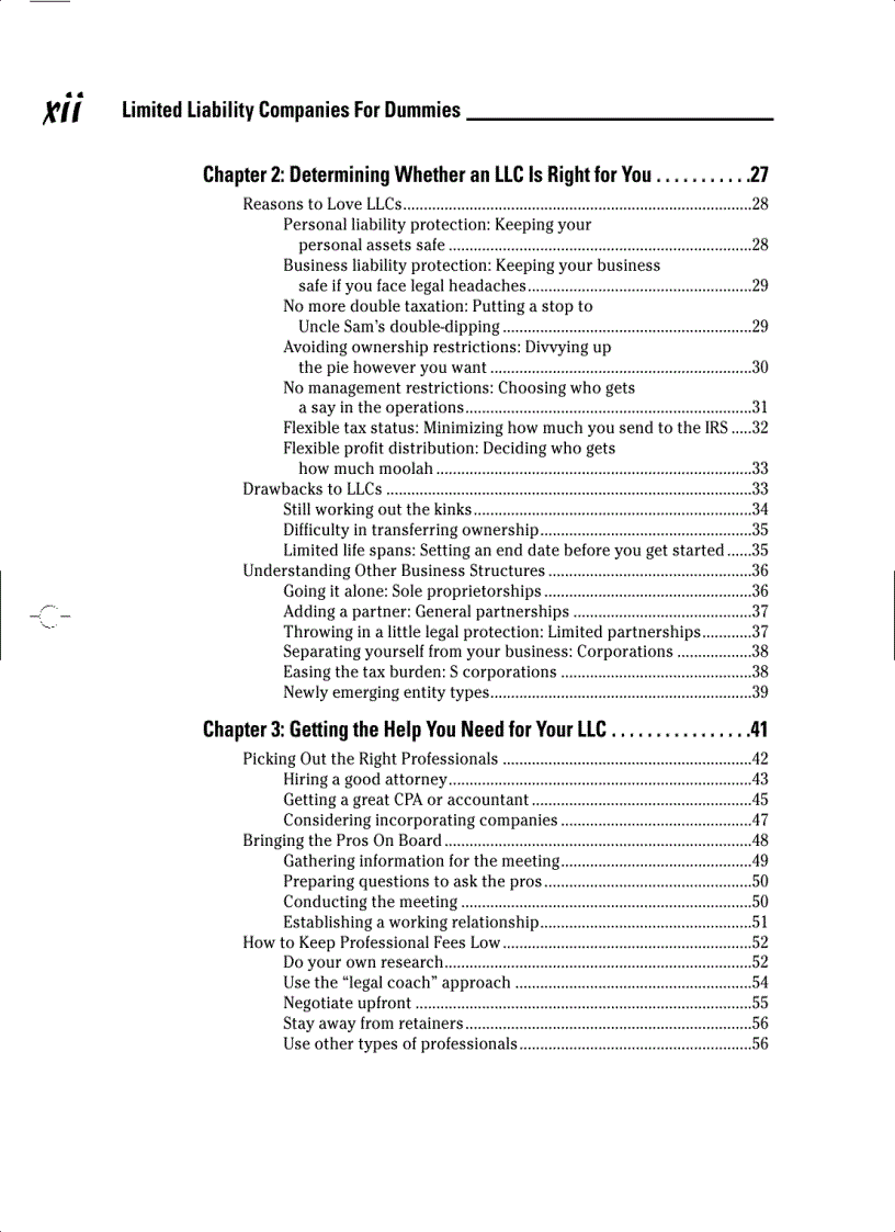 image for page Limited Liability Companies For Dummies