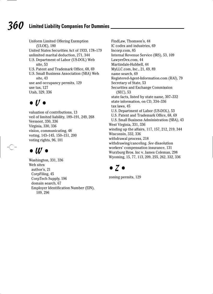 image for page Limited Liability Companies For Dummies