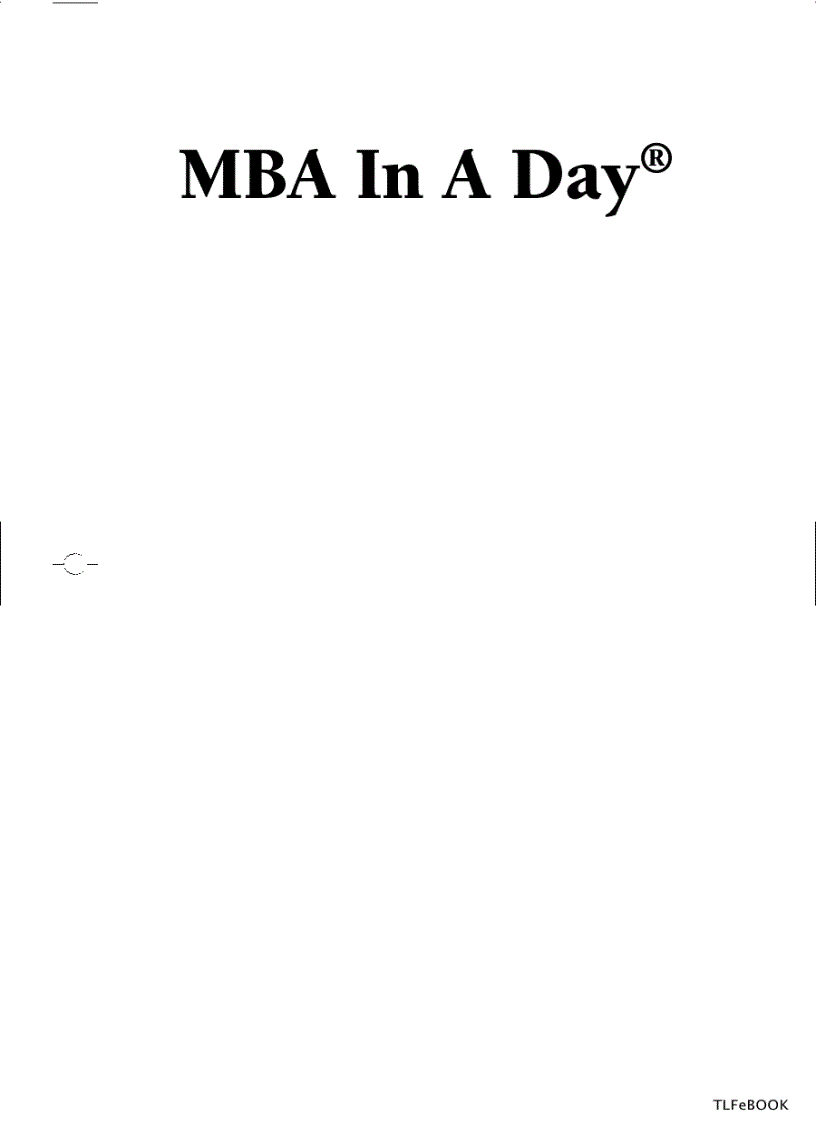 image for page MBA In a Day What You Would Learn at Top Tier Business School