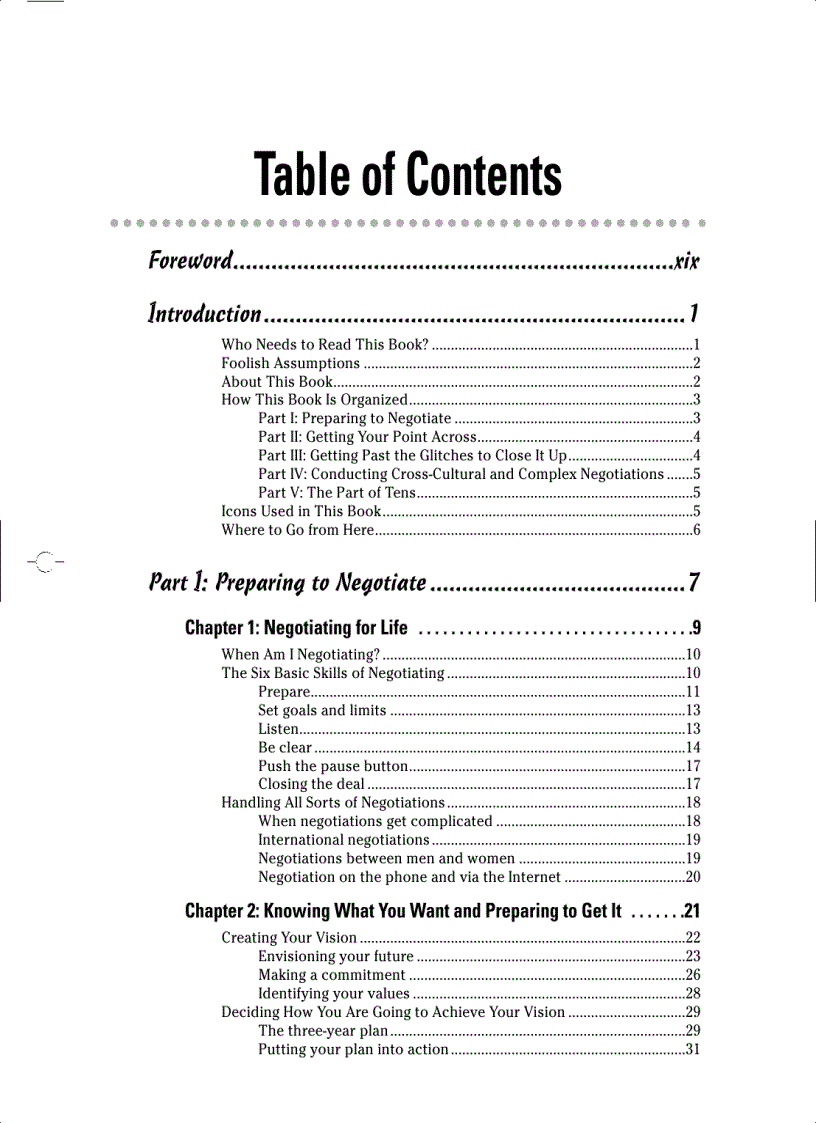 image for page Negotiating For Dummies 2nd Edition