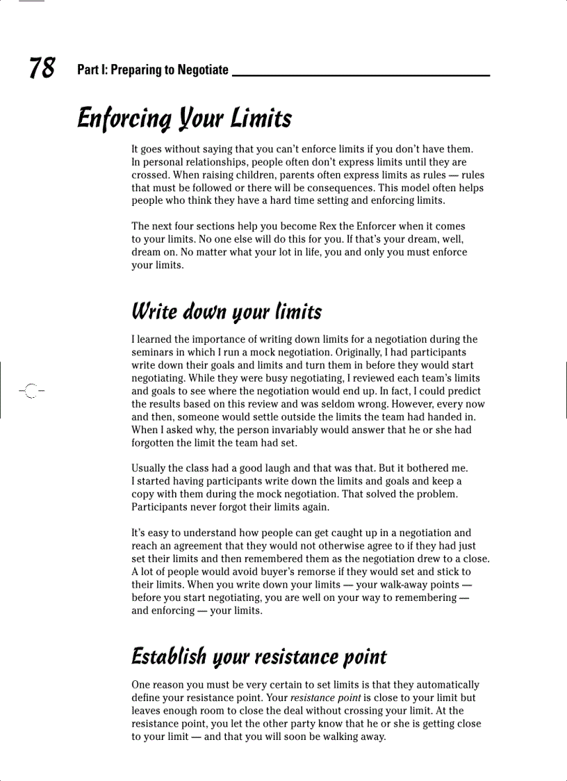 image for page Negotiating For Dummies 2nd Edition