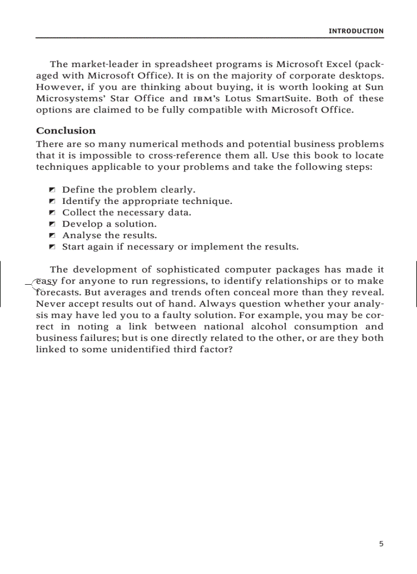 image for page Numbers Guide The Essentials of Business Numeracy 5th Edition