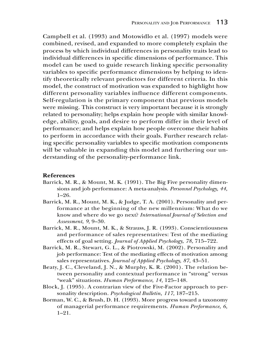 image for page Personality and Work 1st Edition