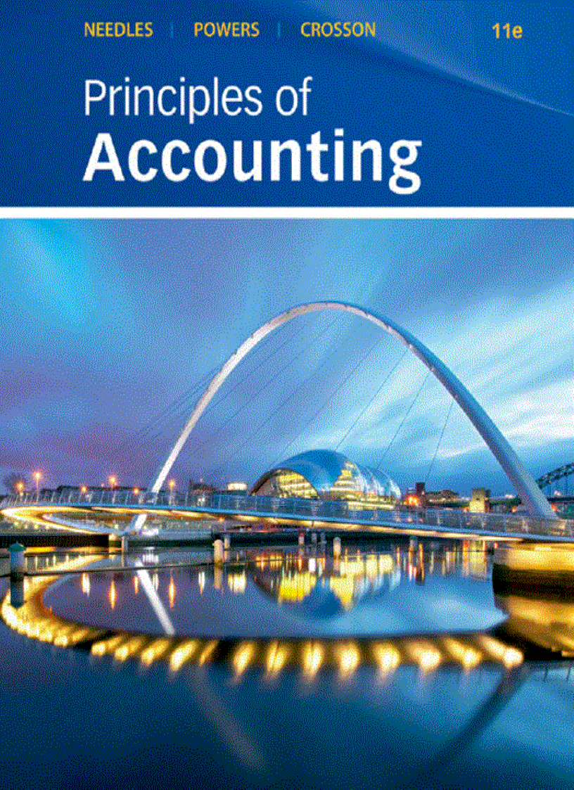 Principles of Accounting 11th Edition