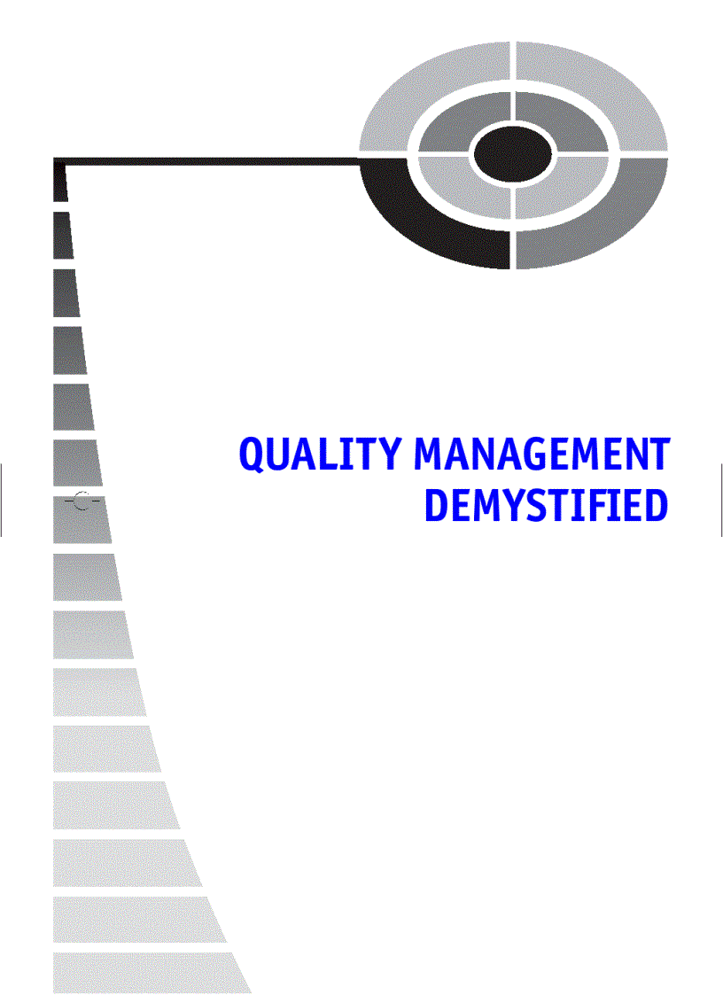 image for page Quality Management Demystified A Self Teaching Guide