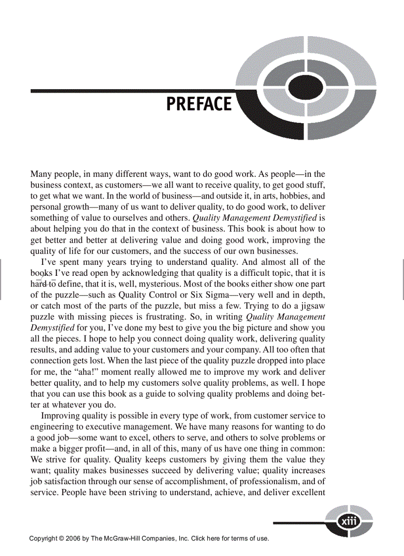 image for page Quality Management Demystified A Self Teaching Guide