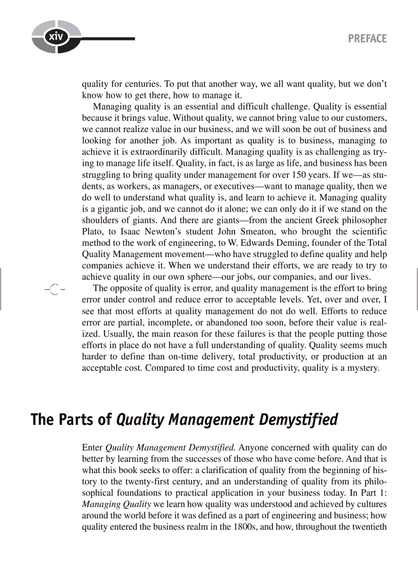 image for page Quality Management Demystified A Self Teaching Guide