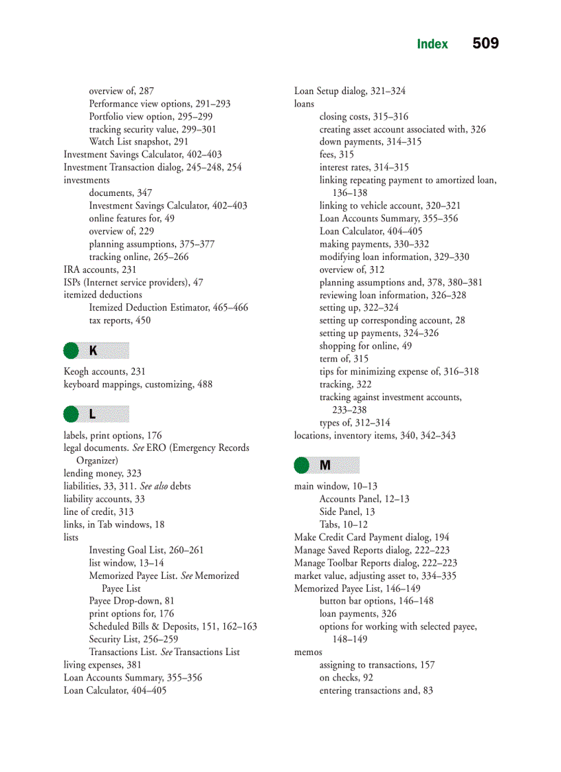 image for page Quicken 2009 The Official Guide Sep 2008