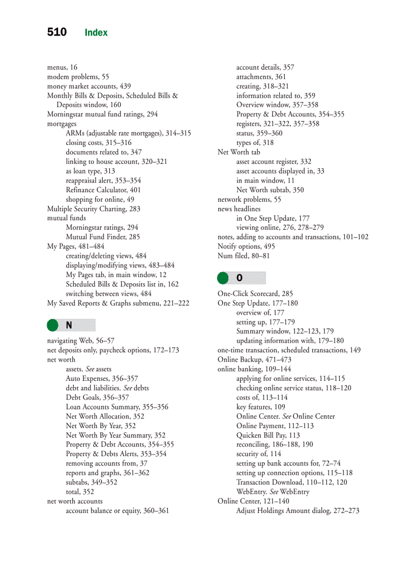 image for page Quicken 2009 The Official Guide Sep 2008