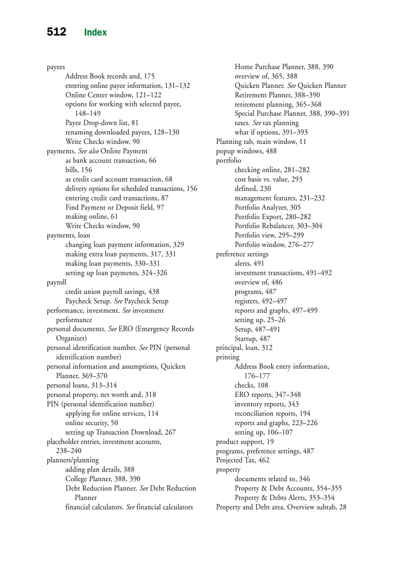 image for page Quicken 2009 The Official Guide Sep 2008