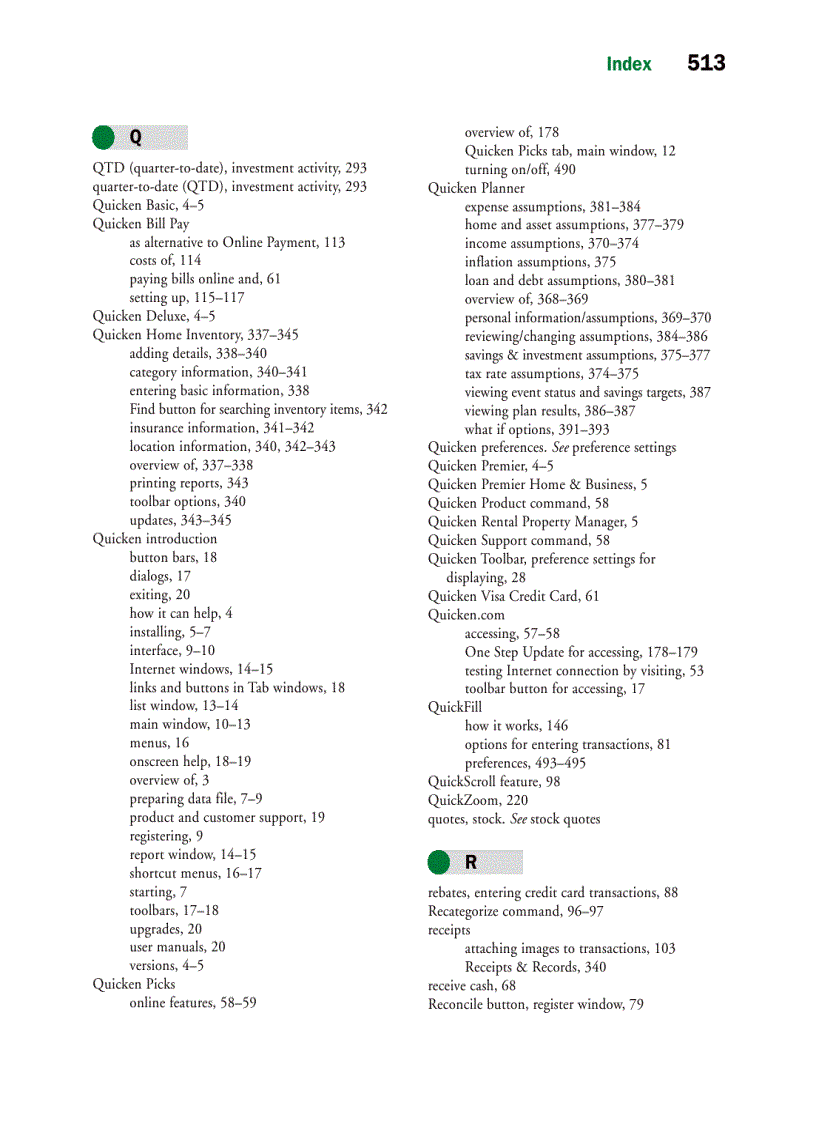 image for page Quicken 2009 The Official Guide Sep 2008