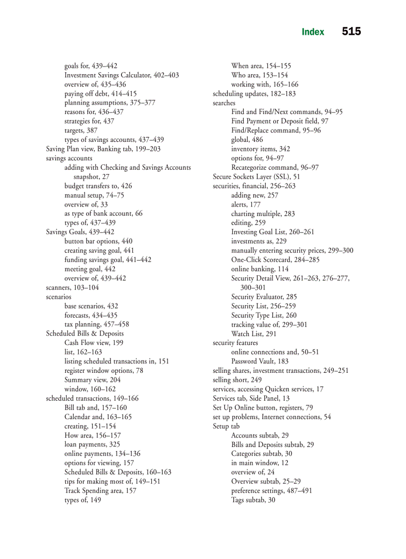 image for page Quicken 2009 The Official Guide Sep 2008