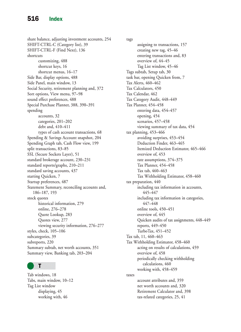 image for page Quicken 2009 The Official Guide Sep 2008