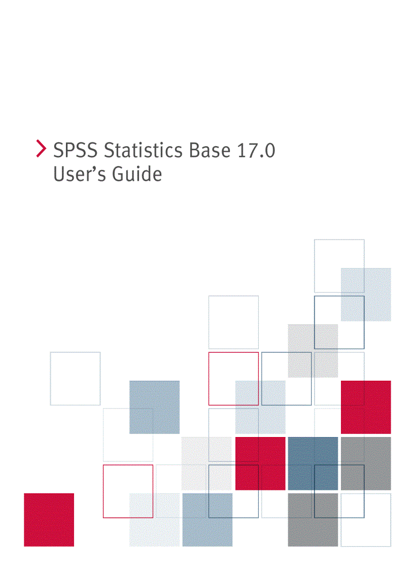 image for page SPSS 16 0 Base User s Guide