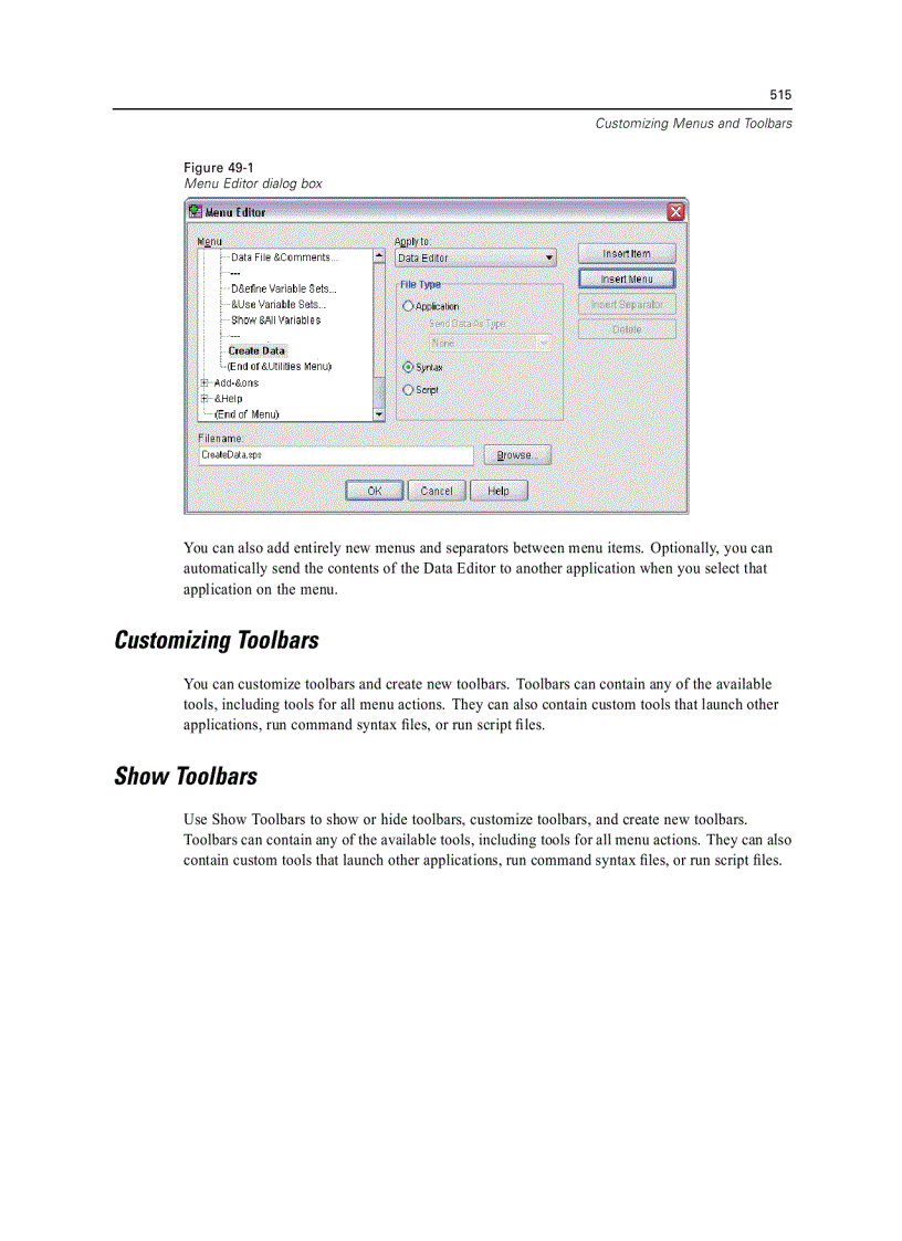 image for page SPSS 16 0 Base User s Guide